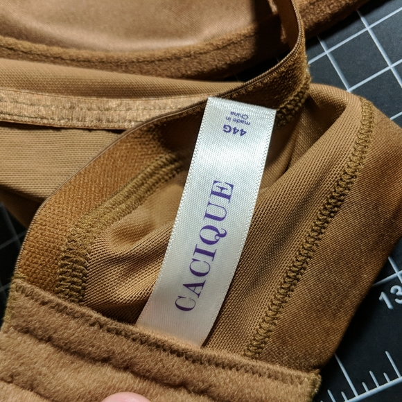 Cacique | NEW lightly lined underwire full coverage bra 44G plus size flaw - Picture 8 of 14